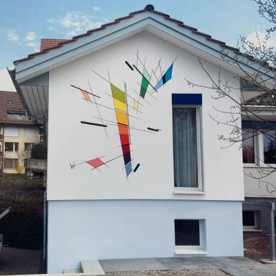 Fassade grafisches Design